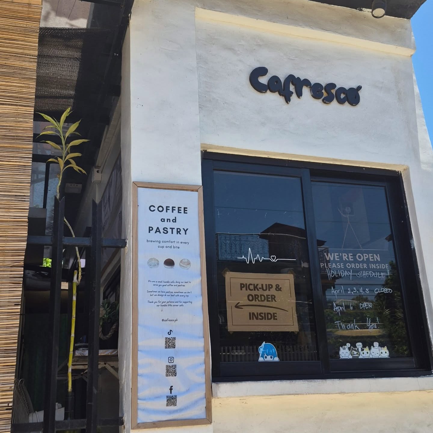 The Cafresco storefront