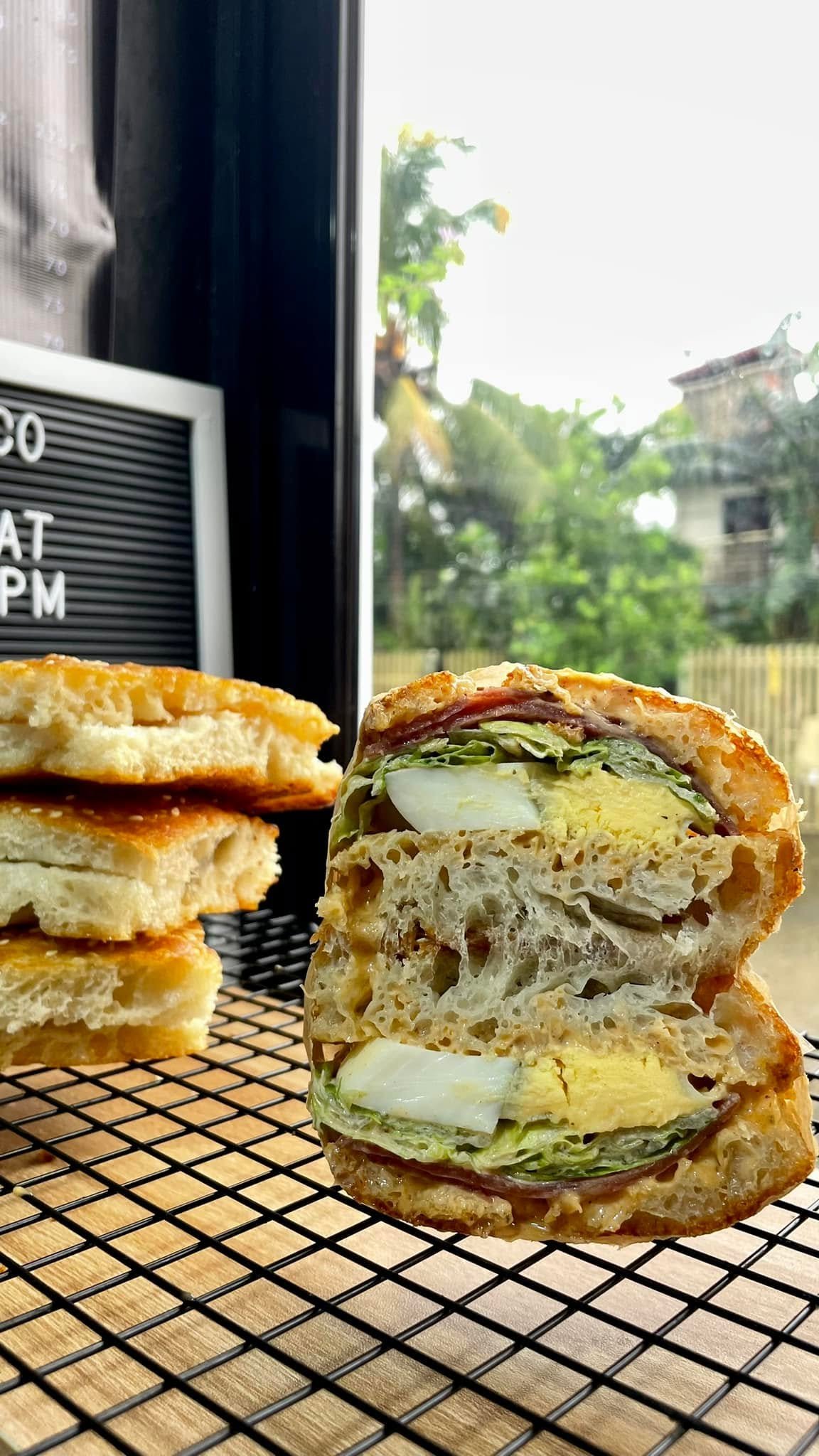 Foccasia Bread Sandwich